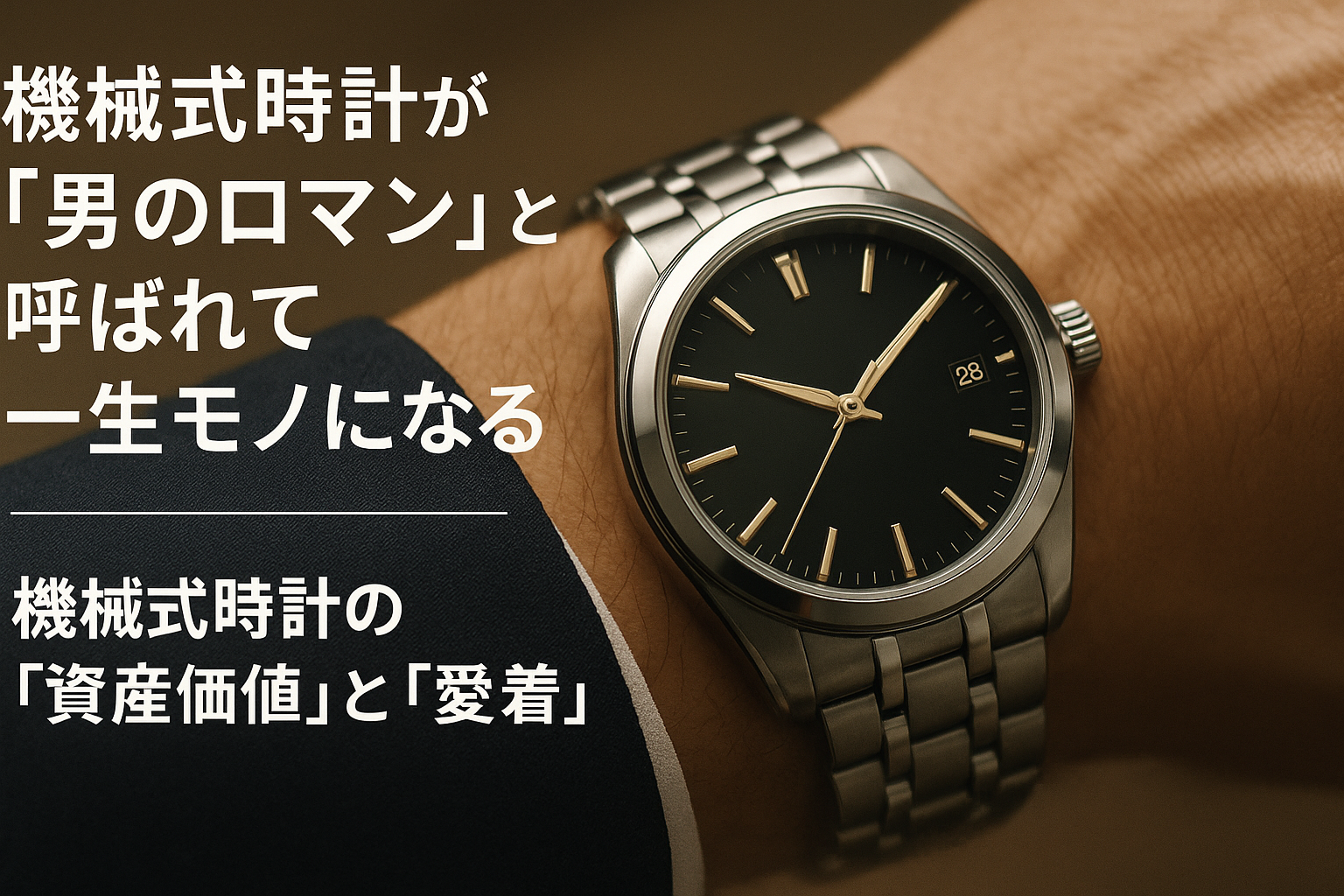 機械式時計は男のロマン